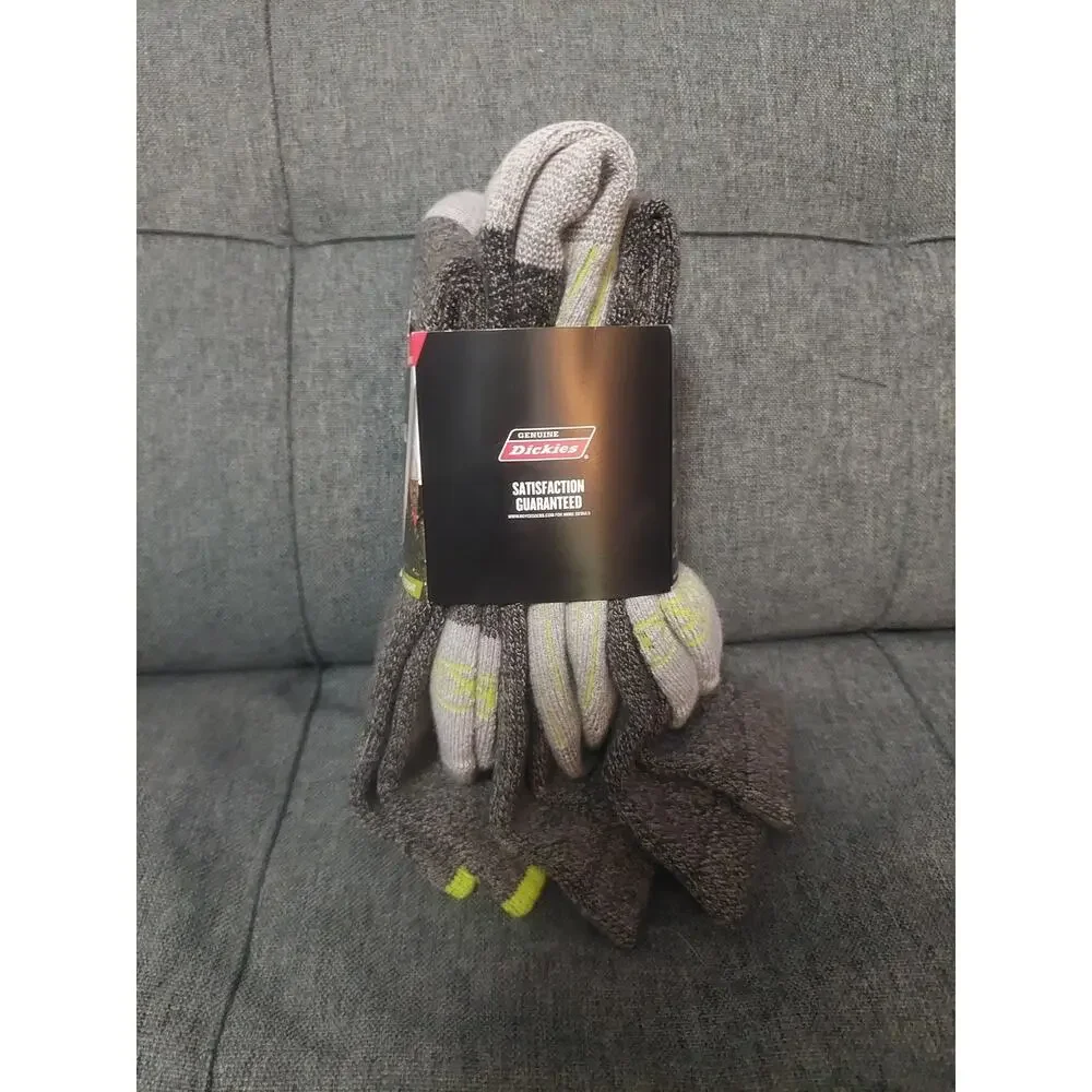 3 Pairs Dickies Steel Toe Crew Performance Thermals Wool Blend Midweight Socks